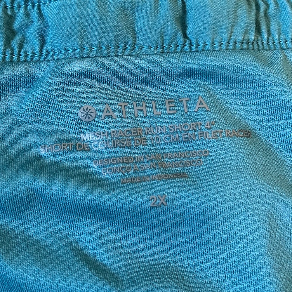 Athleta Mesh Racer Run Short 4” - Picture 4 of 6